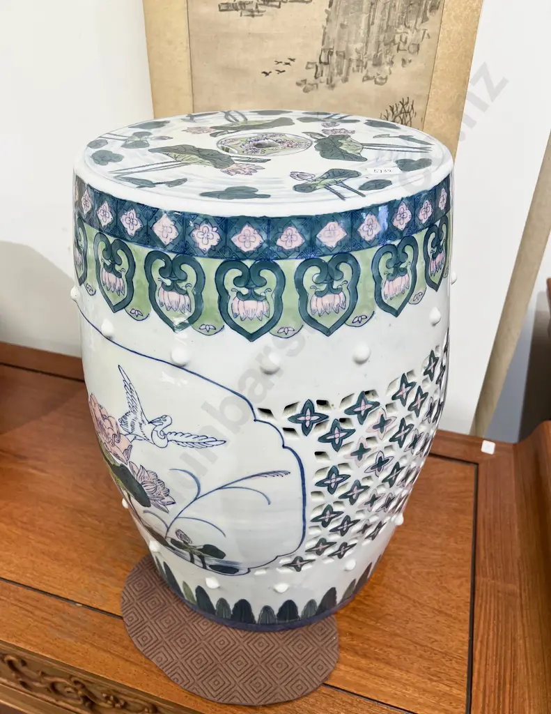 Chinese Ceramic Garden Stool Image 1++