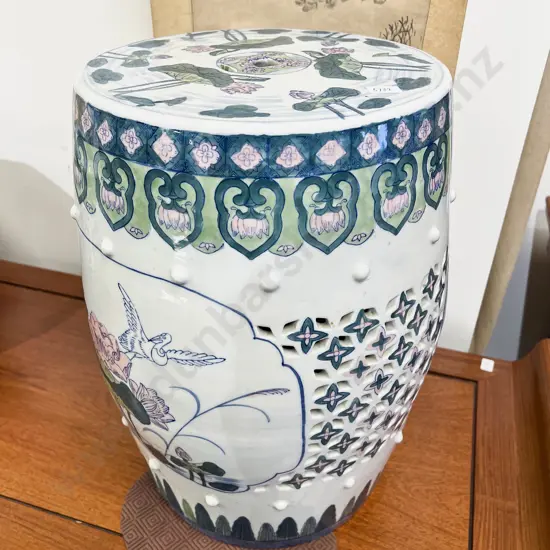 Chinese Ceramic Garden Stool