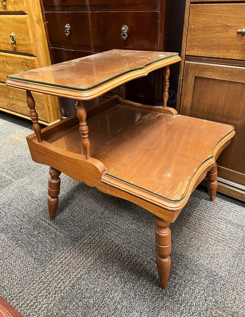 Two Tier Retro Telephone Table Image 1++