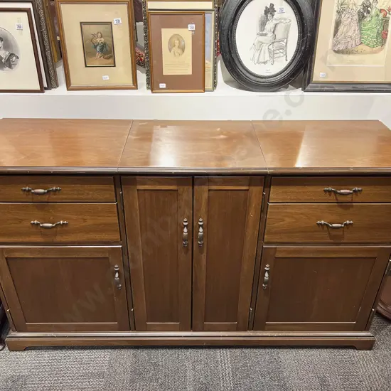 Reproduction Mahogany Drinks Cabinet