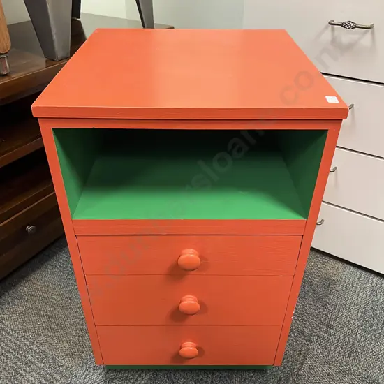 Painted Bedside Chest of Drawers