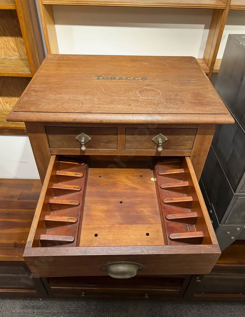 NZ Kauri Shop Tobacco Drawers ex S. Sorenson Made Image 1++