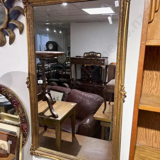 Rectangular Gilt Framed Wall Mirror