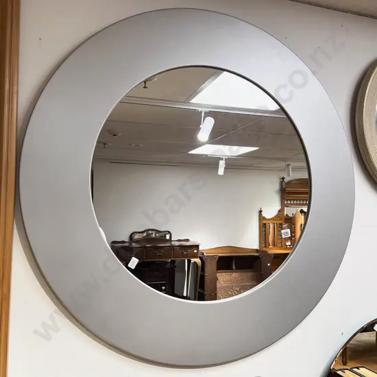 Large Modern Circular Wall Mirror