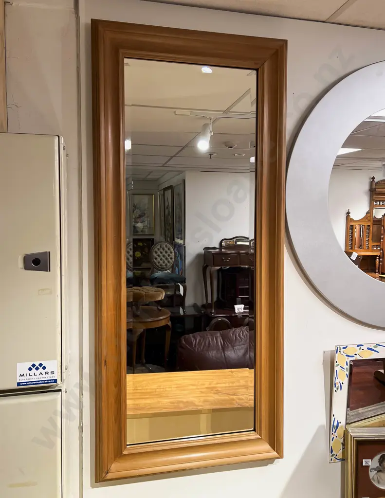 Full Length Bevell Edged Wall Mirror Image 1++