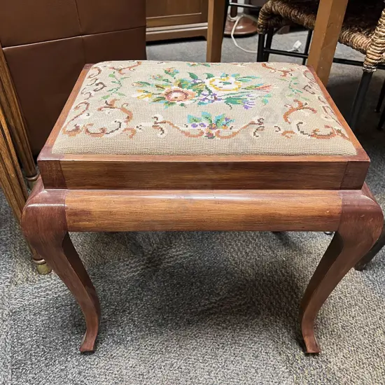 Tapestry Topped Stool