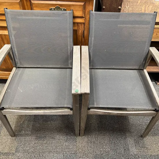 Pair of Outdoor Armchairs