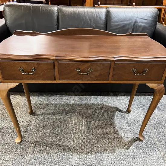Mahogany Three Drawer Dressing Table