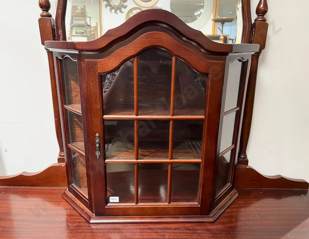 Wall Hanging Glazed Door Display Cabinet Image 1++
