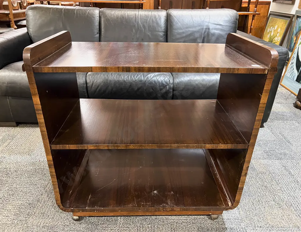 Three Tier Art Deco Trolley Image 1++
