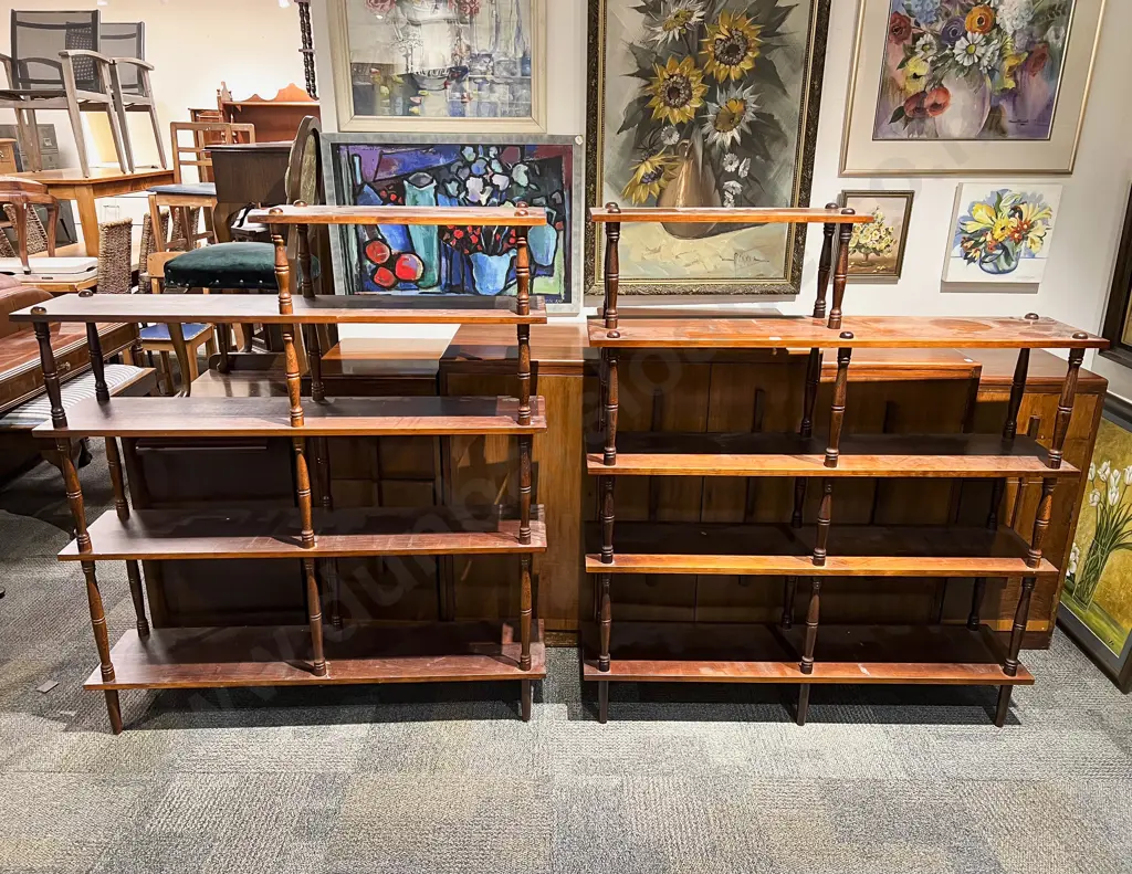 Pair of Open Whatnot Shelves Image 1++