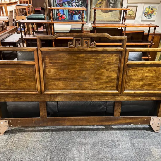 Asian Hardwood King Size Headboard
