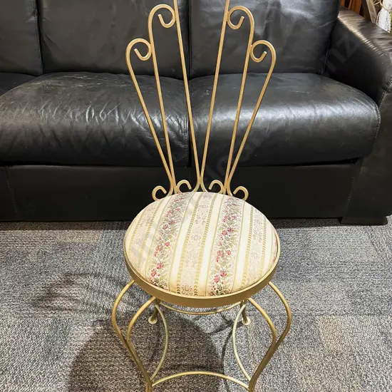 Decorative Wire Frame Bedroom Chair
