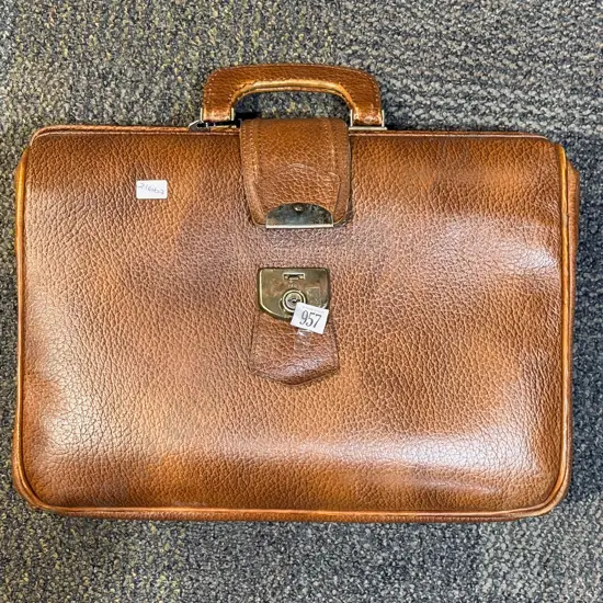 Vintage Leather Briefcase
