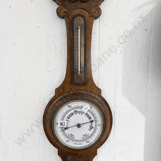 Vintage Wall Barometer/Thermometer