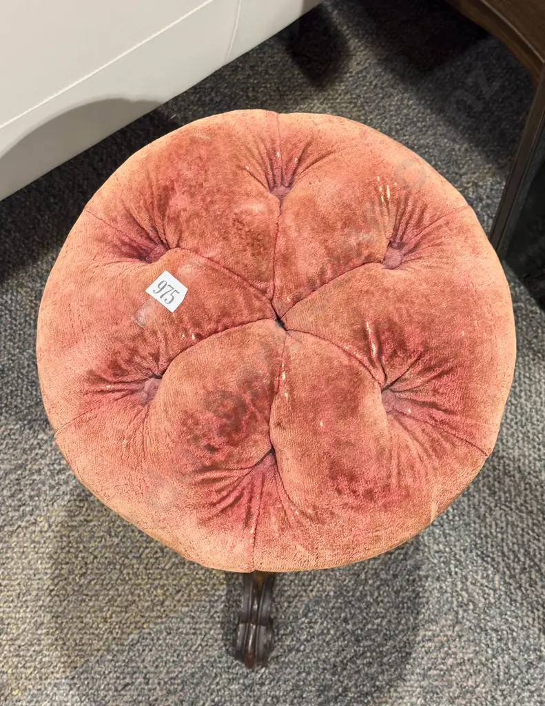 Victorian Revolving Piano Stool Image 1++