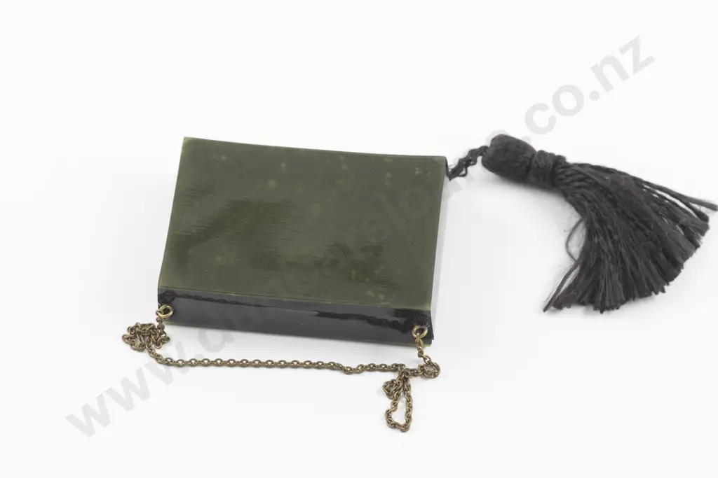 Art Deco Cheramy Celluloid Compact Vanity Purse Image 1++
