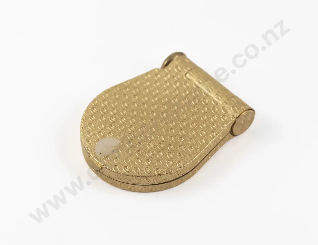 Vintage Coty Textured Finish Duette Powder Compact Image 1++
