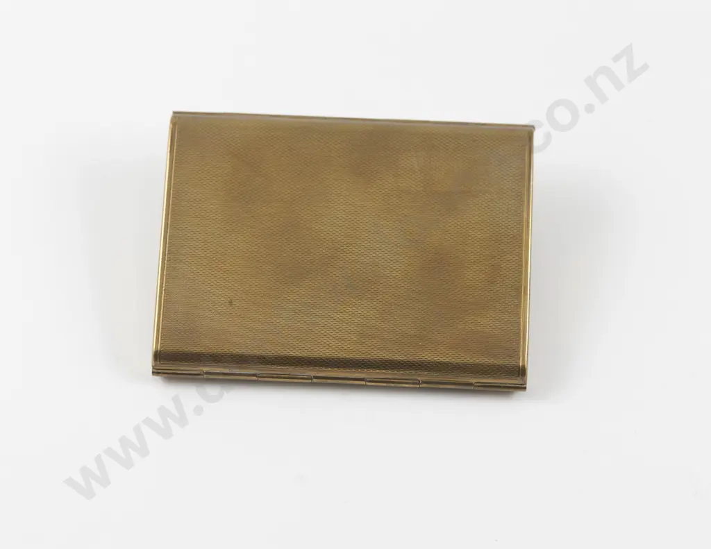 Vintage Coty Textured Finish Tri-Fold Envelope Style Powder Compact Image 1++