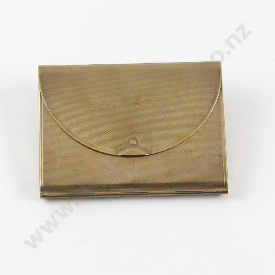 Vintage Coty Textured Finish Tri-Fold Envelope Style Powder Compact