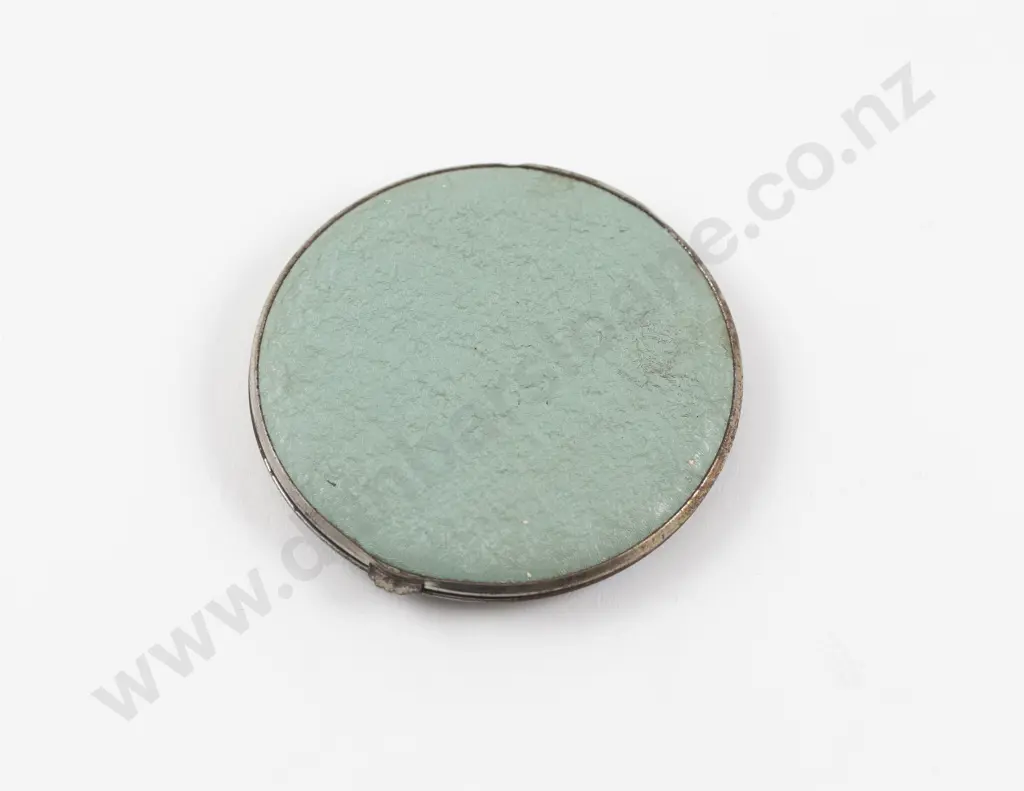 1930s Gwenda Foil Lady and Gent Powder Compact Image 1++