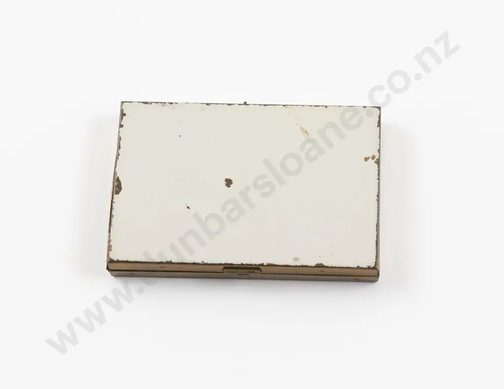 Vintage Andre Duval Postal Telegraph Enamel Powder Compact Image 1++