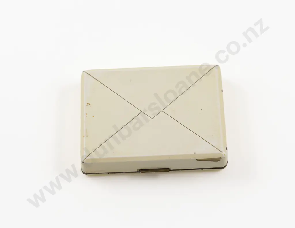 Mid 20th Century Novelty Addressed Envelope Powder Compact Image 1++