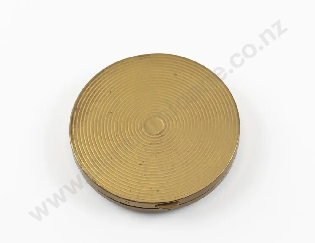 Vintage Salvador Dali Enamel Telephone Dial Powder Compact Image 1++