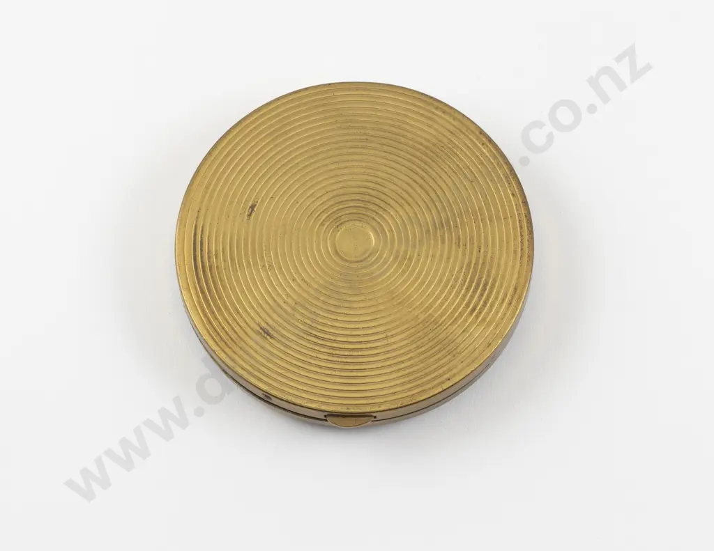 Vintage Salvador Dali Enamel Telephone Dial Powder Compact Image 1++