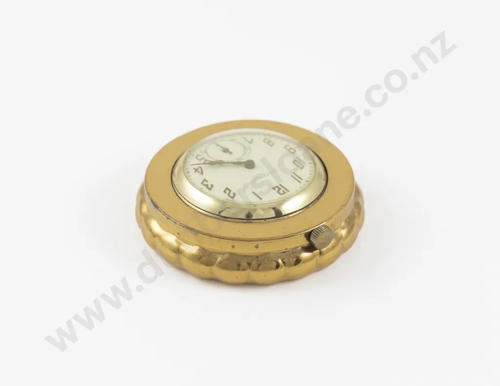 1930s Otto Grun Pocket Watch Powder Compact Image 1++