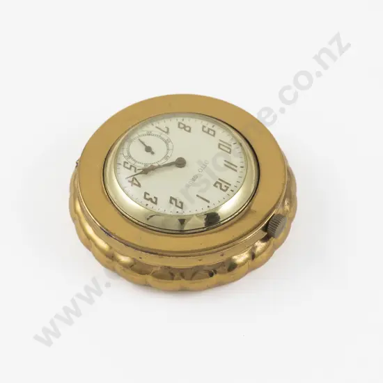1930s Otto Grun Pocket Watch Powder Compact