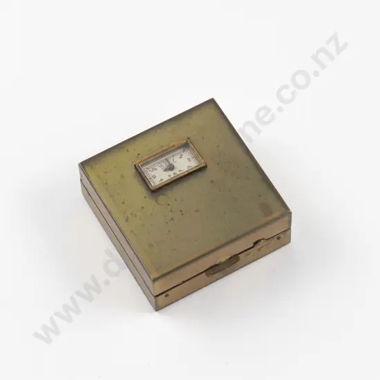 Mid 20th Century Illinois Watch Case Powder Compact