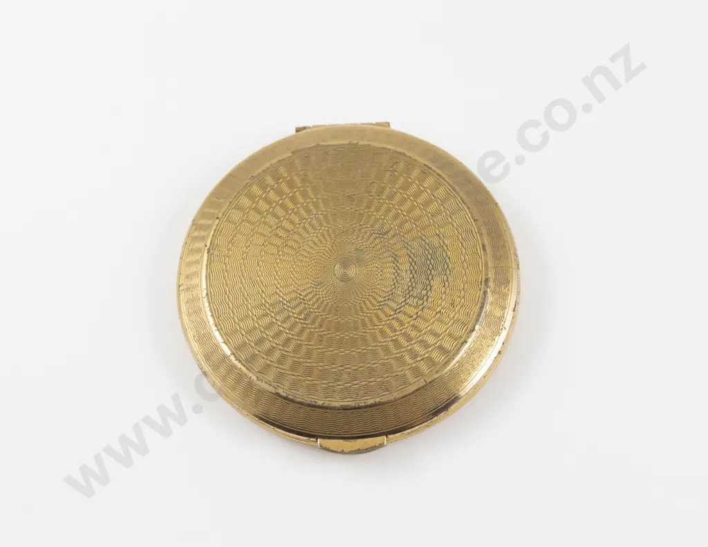 1950-60s Stratton Liberty Clock Powder Compact Image 1++