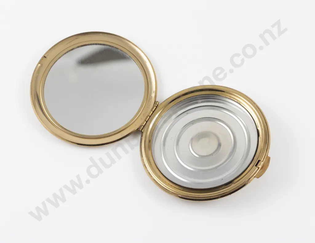 1950-60s Stratton Liberty Clock Powder Compact Image 1++