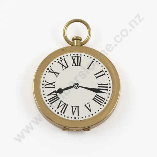 Vintage Pocket Watch Style Powder Compact