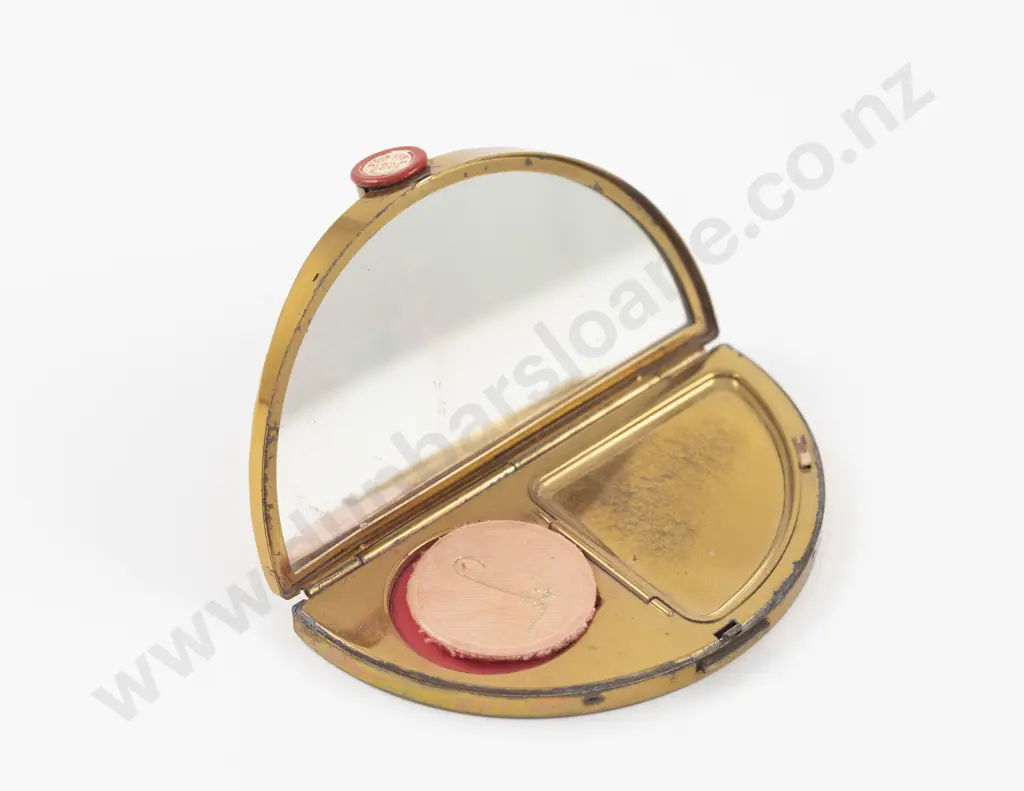 1940s Coty Flying Colours Triple Vanity Compact Image 1++