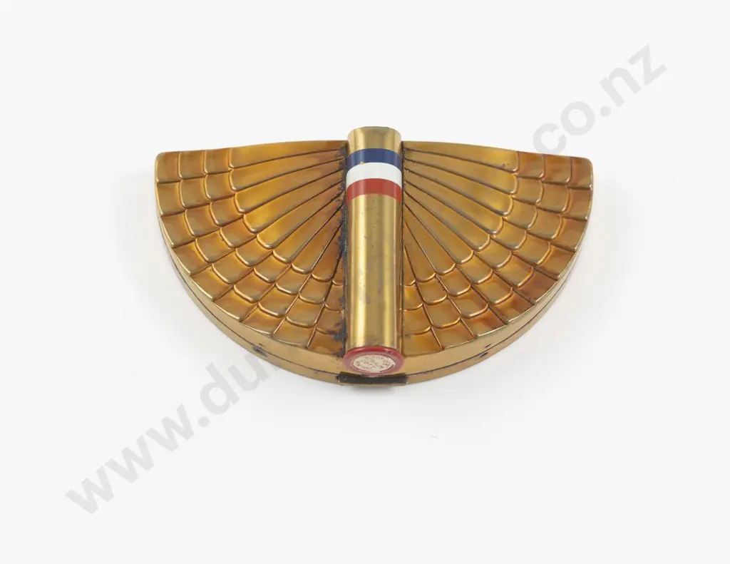 1940s Coty Flying Colours Triple Vanity Compact Image 1++