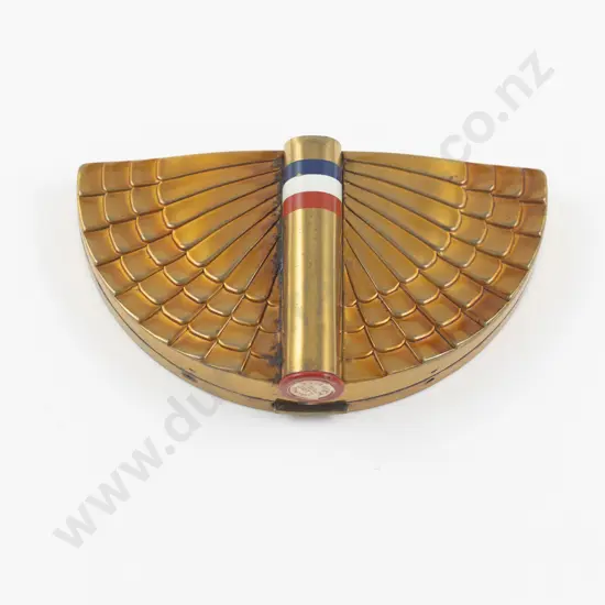 1940s Coty Flying Colours Triple Vanity Compact