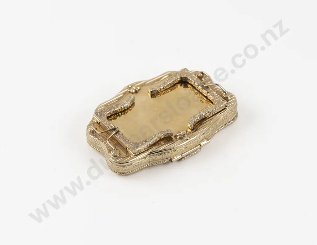 Mid 20th Century Volupte Petite Boudoir Vanity Table Powder Compact Image 1++