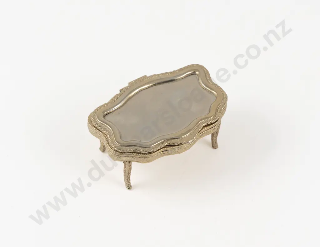 Mid 20th Century Volupte Petite Boudoir Vanity Table Powder Compact Image 1++