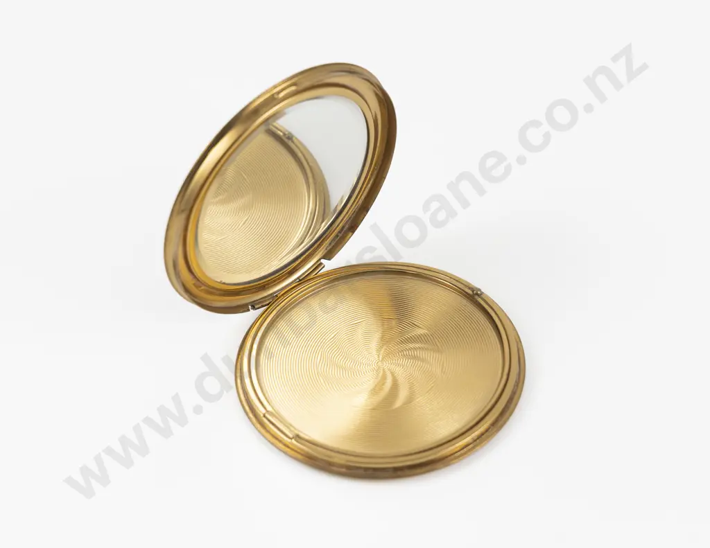 1950s J.D. Creations 'Melody' Vinyl Record Powder Compact Image 1++