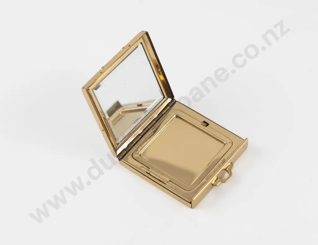 Art Deco Enamel Multi Sport Powder Compact Image 1++