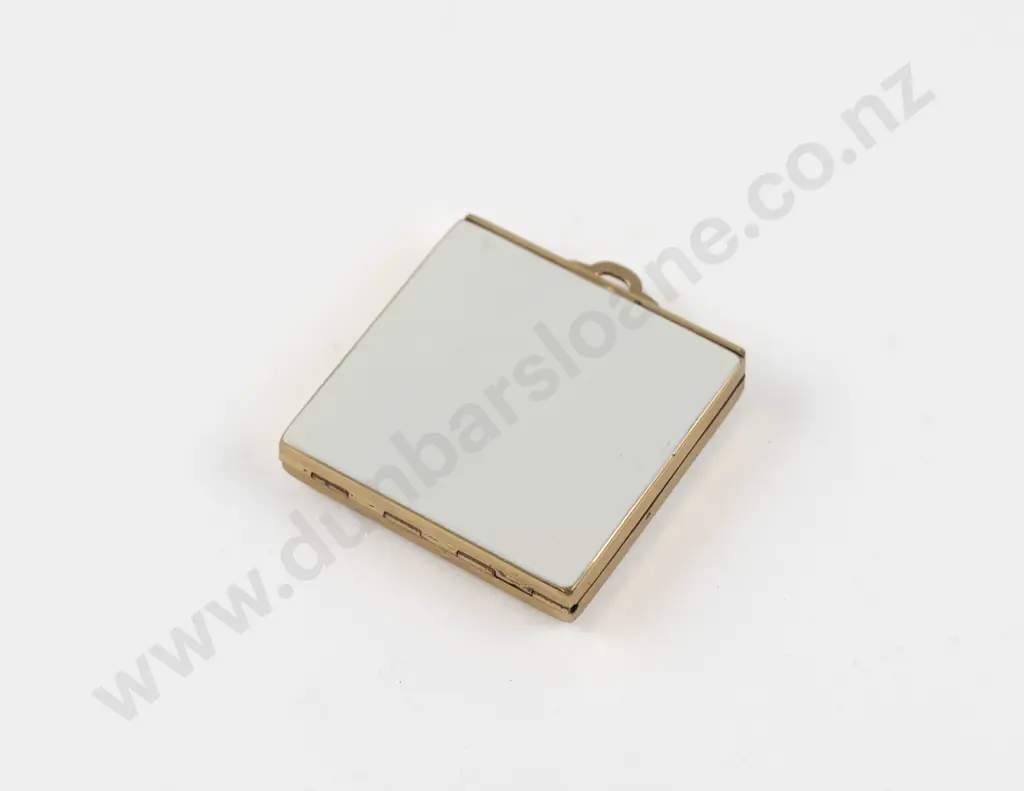 Art Deco Enamel Multi Sport Powder Compact Image 1++
