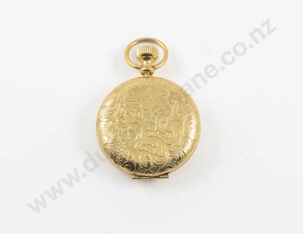 Vintage Estee Lauder 'Perfect Timing' Pocket Watch Style Powder Compact Image 1++