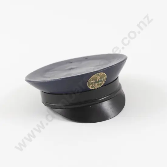 1940s WWII US Navy Office 'Sweetheart' Cap Powder Compact