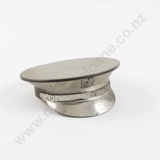 1940s S/S WWII US Navy Officer 'Sweetheart' Cap Powder Compact