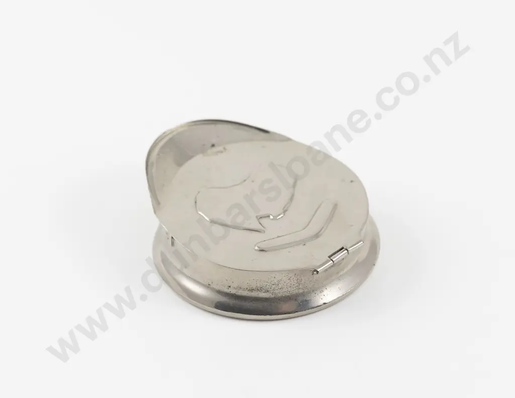 WWII Australian Commonwealth Military Forces 'Sweetheart' Cap Powder Compact Image 1++