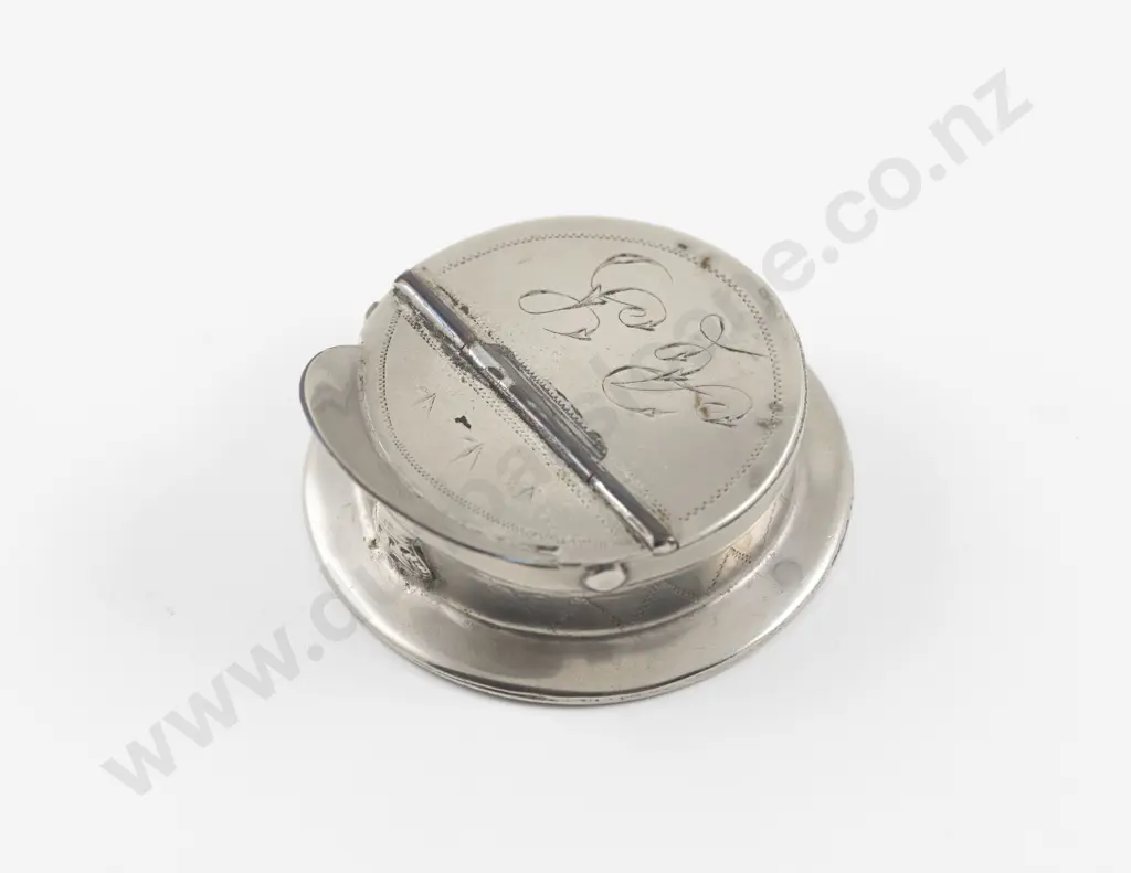 1940s WWII British Military Officer 'Sweetheart' Cap Compact Image 1++