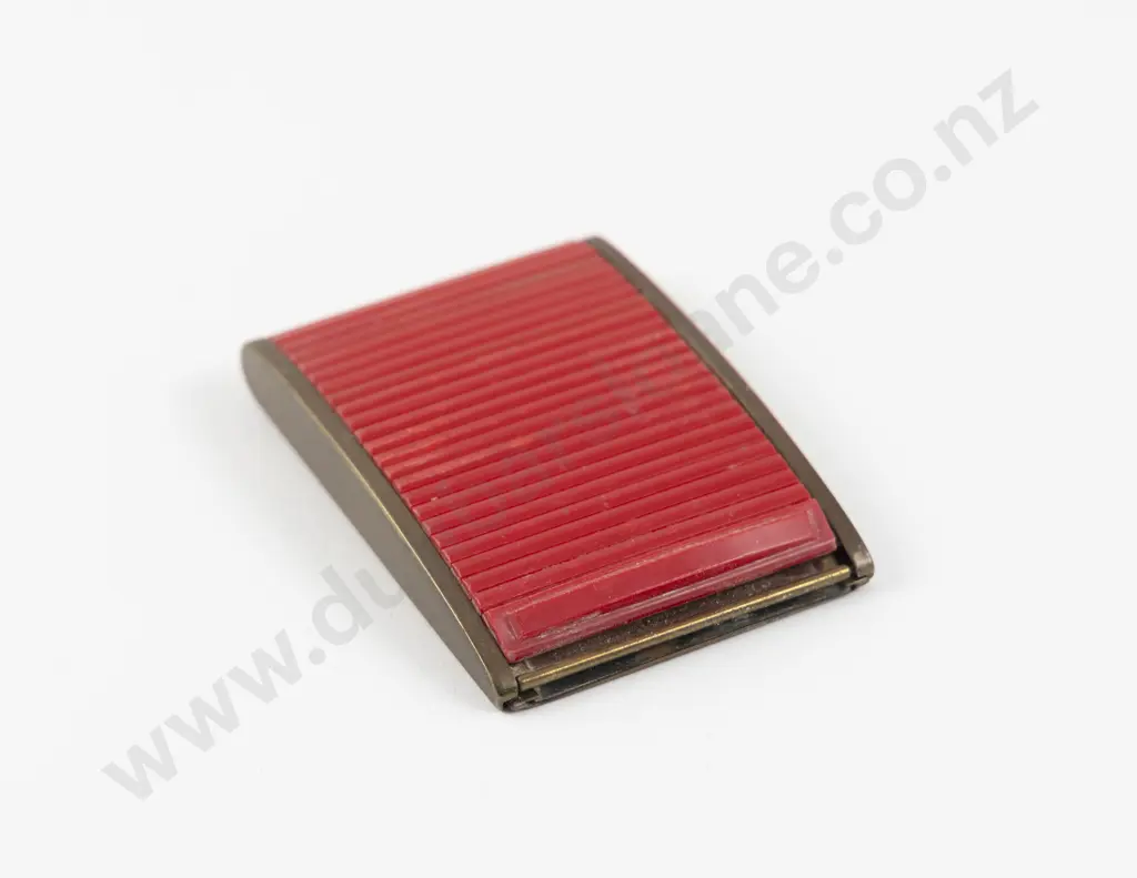 Vintage Roll-Top Powder Compact Image 1++