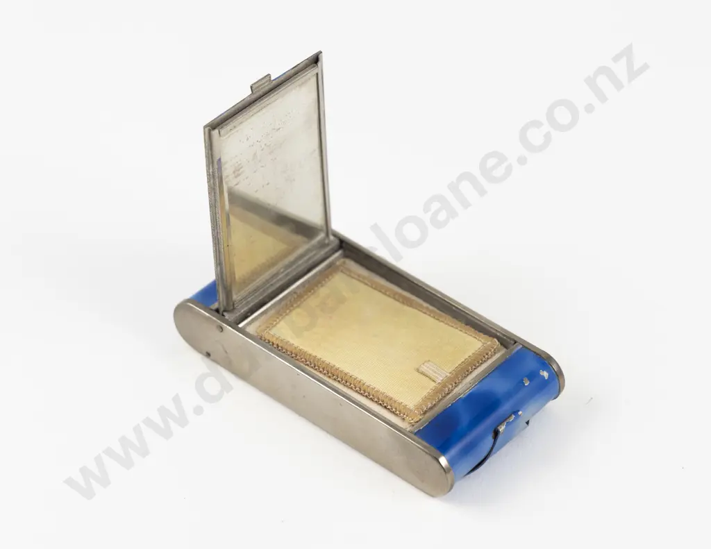 1930s Evans Case Company (American) Enamel Combination Carryall Vanity Case Image 1++